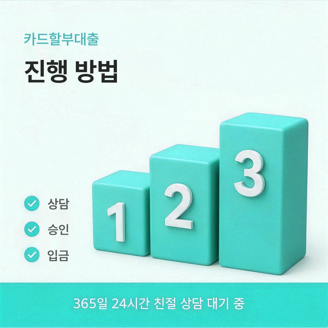 다음머니 카드할부대출 진행 방법 정리 안내